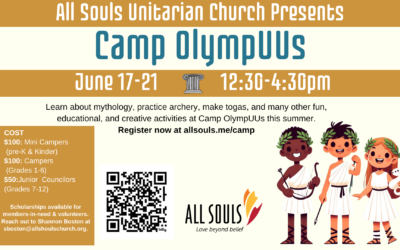 Join Us This Summer For Camp OlympUUs